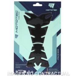 Protector depósito Mototec T3 Simil carbono