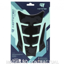 Protector depósito Mototec T4 Simil carbono