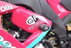 Protectores De Caída Aero Rg Racing Cp0229bl Negro Kawasaki ZX 10 R 2008 2010