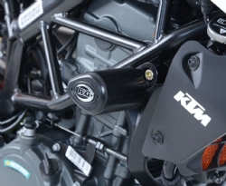 Protectores De Caída Aero Rg Racing Cp0289bl Negro KTM Duke 125 2011 2022