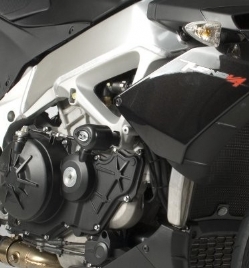 Protectores De Caída Aero Rg Racing Cp0291bl Negro Aprilia Tuono V4 1000 2011 2014