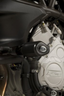 Protectores De Caída Aero Rg Racing Cp0327bl Negro MV Agusta Brutale 675 2012 2016