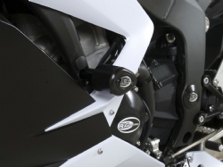 Protectores De Caída Aero Rg Racing Cp0328bl Negro Kawasaki ZX 6 R 2012 2015