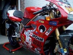 Protectores De Caída Classic Rg Racing Cp0008bl Negro Ducati 748 1996 2001