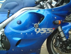 Protectores De Caída Classic Rg Racing Cp0037bl Negro Triumph Daytona 955 1997 2006