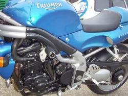 Protectores De Caída Classic Rg Racing Cp0089bl Negro Triumph Speed Triple 1050 2005 2007