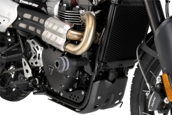 Protectores motor Vintage 2.0 Puig 22185N Triumph Scrambler 1200X 2024-2025 Negro