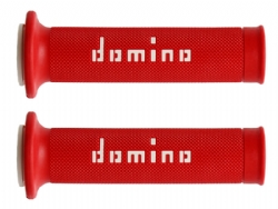 Puños Domino A01041C4642 On Road Rojo / Blanco