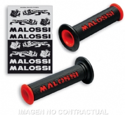 Puños Malossi Sin Tope Negro  Rojo 6914059R0