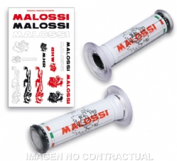 Puños Malossi con logo Tribal Color Blanco 6914575W0