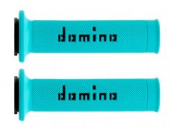 Puños Domino A01041C4080 Bicolor Carretera Cyan / Negro