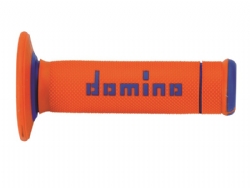 Puños Domino A190 Off Road X-Treme Naranja/Azul