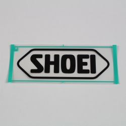 Recambio Shoei Logo Frontal 82Mm Rj Platinum-R / S-20 Negro Mate