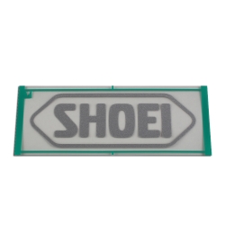 Recambio Shoei Logo Frontal 95Mm Gris Mate