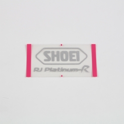 Recambio Shoei Logo Posterior Rj Platinum-R Gris Plata