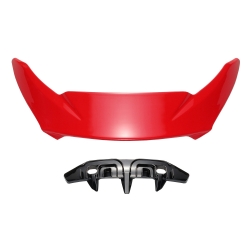 Recambio casco Shoei NXR 2 ventilación posterior Rojo