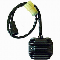 Regulador corriente moto Sun 04175420 SH650-12-12V-Trifase-CC-7 Cables-2 Conectores Redondos
