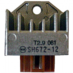 Regulador corriente moto Sun 04178026 Sun SH672-12-12V-Trifase-CA-CC-4 Fastons