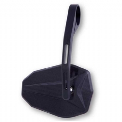 Retrovisor espejo Highsider Pro Victory-X para contrapeso de manillar Negro