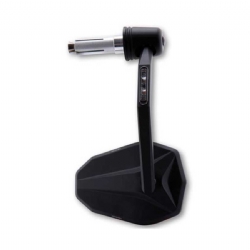 Retrovisor espejo Highsider Victory-Blast con intermitentes LED para contrapeso manillar Homologado Negro