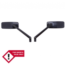 Retrovisores espejos Highsider Pro Action para carenado No homologado Negro