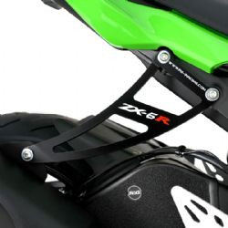 Soporte De Escape Rg Racing Eh0043bk Negro Kawasaki ZX 6 R 2009 2022