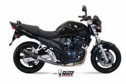 S.017.l2sc Mivv Silencioso Escape Gp Carbon Con Tapa Carbono Suzuki Gsf 650 Bandit 2005-06
