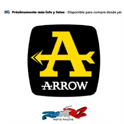 Silencioso escape Arrow 71988AKNT Indy Race EVO Yamaha MT-09-MT-09 SP (35Kw) 2024-2025 RN90-RN92 aluminio Dark fondo carbono