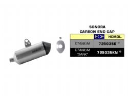 Silencioso escape Arrow 72503SKN Sonora Honda CRF 1000L Africa Twin 2016/2019