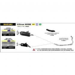 Silencioso escape Arrow 72642AO Indy Race Suzuki V-STROM 800DE 2023