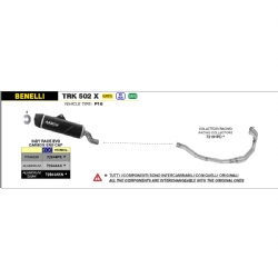 Silencioso escape Arrow 72644PKIndy Race EVO Benelli TRK 502 X 2021-2023 - foto 2 Silencioso escape Arrow 72644PKIndy Race EVO Benelli TRK 502 X 2021-2023 - foto 2