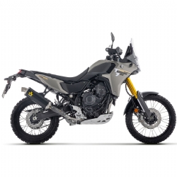 Silencioso escape Arrow 72662AON Indy Race Yamaha Tenere 700 2025 Aluminio Dark fondo acero
