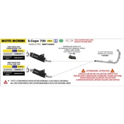 Silencioso escape Arrow 72664AO Indy Race EVO Moto Morini X-CAPE 700 2025 MMP14A650 aluminio fondo acero - foto 2 Silencioso escape Arrow 72664AO Indy Race EVO Moto Morini X-CAPE 700 2025 MMP14A650 aluminio fondo acero - foto 2