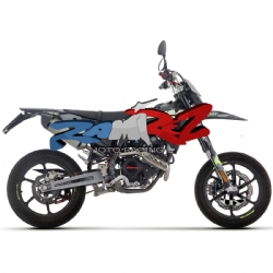 Silencioso escape Arrow 72665PK Icon de titanio Fantic Motor XEF 125 Performance/Compe 2025