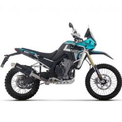 Silencioso escape Arrow 72667AON Indy Race EVO Kove 800X Pro-800X Rally 2025 KY800X-A aluminio Dark fondo acero