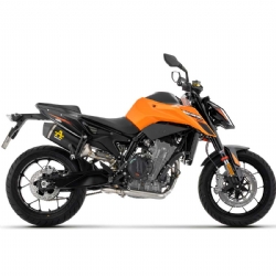 Silencioso escape Arrow 77511AKN Race-Tech aluminio Dark fondo carbono KTM 790 Duke 2025-2026