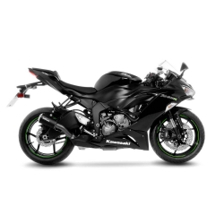 Silencioso escape LeoVince 15233B LV-10 Black Kawasaki ZX-6R NINJA 2009-2016