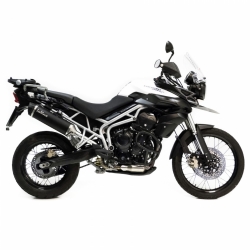 Silencioso escape Leovince 14006 Nero Triumph TIGER 800 XC/XCA/XCX/XR/XRX 2011 2016 EURO 3 e*-approved