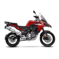 Silencioso escape Leovince 14281E LV One Evo Benelli TRK 502 X 2018 2024 EURO 4/5 ECE-Approved