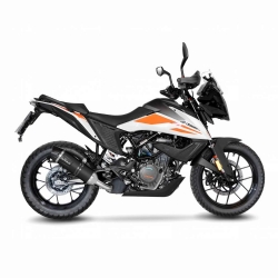 Silencioso escape Leovince 14346EB LV One Evo Black Ktm 390 Adventure 2020-2021
