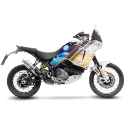 Silencioso escape Leovince 14428EU LV One Evo Ducati DESERTX 2022 2024 EURO 5 Not approved