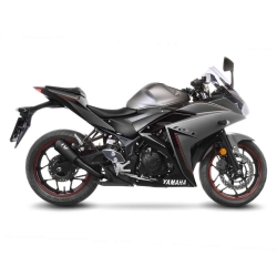 Silencioso escape Leovince 15212FBU LV-10 Full Black Yamaha MT-25 2015 2018 Not approved
