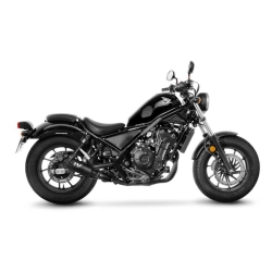 Silencioso escape Leovince 15224FBU LV-10 Full Black Honda CMX 300 REBEL 2017 2024 Not approved