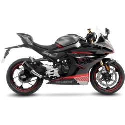 Silencioso escape Leovince 15265BU LV-10 Black Edition CF Moto 450 SS / 450 SR 2023 2024 EURO 5 Not approved