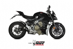 Silenciosos escape Mivv X-M1 Black D.047.SC4B Ducati Streetfighter V4 2020-2021 Euro4-Euro5