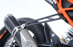 Soporte De Escape Con Eliminador De Estribera De Pasajero Rg Racing Eh0079bka Negro KTM Duke 125 2017 2022