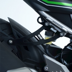 Soporte De Escape Con Eliminador De Estribera De Pasajero Rg Racing Eh0090bka Negro Kawasaki Z 125 2019 2022