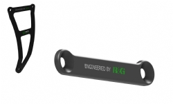 Soporte De Escape Con Eliminador De Estribera De Pasajero Rg Racing Eh0099bka-green Negro Y Verde Kawasaki Z 1000 H2 2020 2022