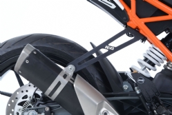 Soporte De Escape Rg Racing Eh0079bk Negro KTM Duke 125 2017 2022