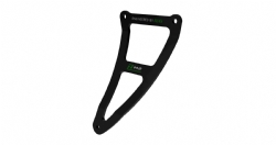 Soporte De Escape Rg Racing Eh0099bk-green Negro Con Logo Verde Kawasaki Z 1000 H2 2020 2022